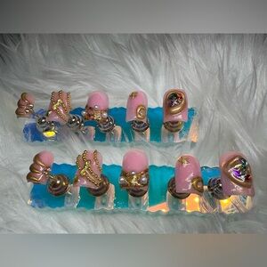 Fancy handmade ocean press-ons